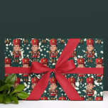 Custom Face Photo Christmas Nutcracker Gift Wrap<br><div class="desc">Personalized Custom Face Photo Christmas Nutcrackers Wrapping Paper — This simple template allows for the upload of any tightly cropped face photograph png with the background removed (many mobile phone and ai applications available to make this easy as pie) and you can be wrapping gifts with your recipient or someone...</div>