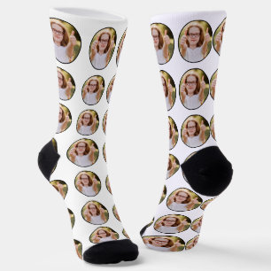 Custom Face Photo Crew Socks