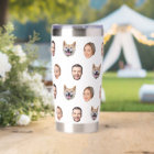 Custom Face Photo Family Gift, 4 Photos Faces