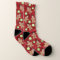 Custom Face Photo Gingerbread Men Christmas Socks