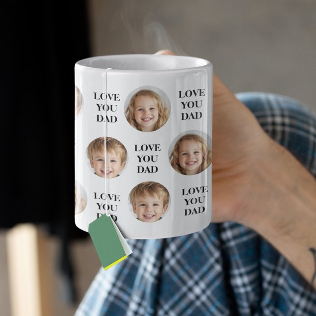 Custom Face Photo | Love You Dad | Personalized Coffee Mug (Creator Uploaded)