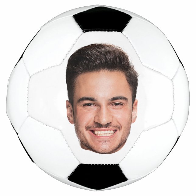 Custom Face Photo Soccer Ball (Front)