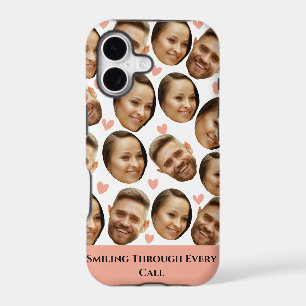 Custom Face Picture Heart Funny Couple Pattern Fun