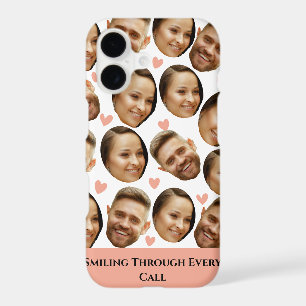 Custom Face Picture Heart Funny Couple Pattern Fun
