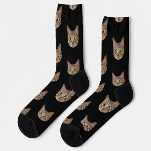 Custom Face Socks Personalized Cat Lovers Socks 