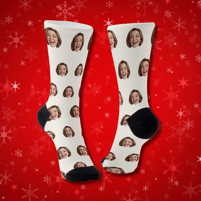 Custom Face Socks Personalized Photo (Creator Uploaded)