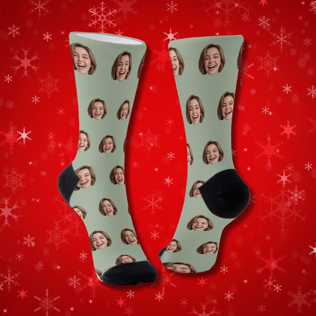 Custom Face Socks Personalized Photo (Creator Uploaded)