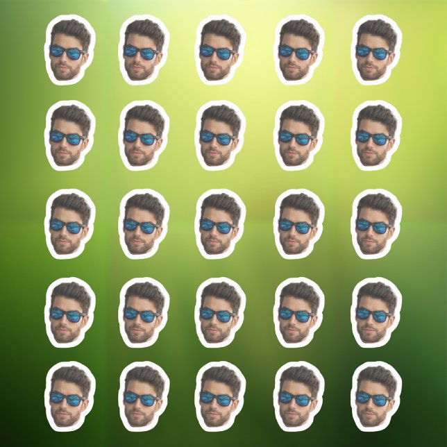 Custom Face Stickers Personalized 20 Photos Face (Créateur téléchargé)