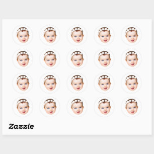 Custom Face Stickers Personalized Face Photo
