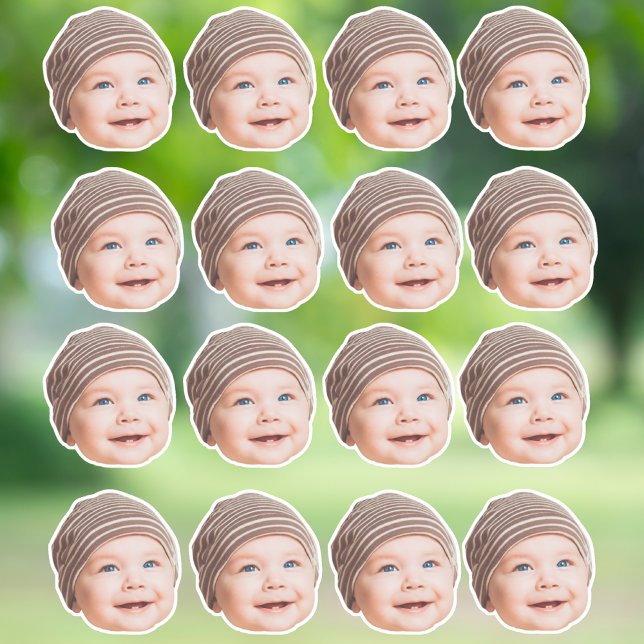 Custom Face Stickers Personalized Face Photo  (Créateur téléchargé)