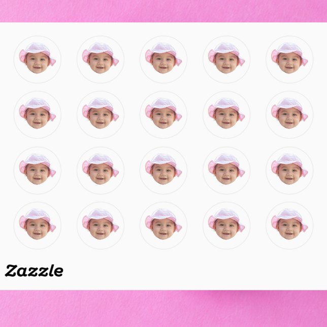 Custom Face Stickers Personalized Face Photo (Creator Uploaded)
