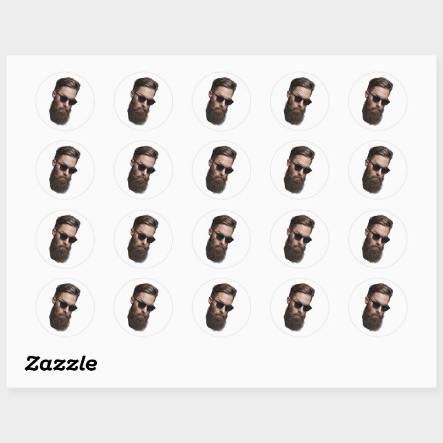 Custom Face Stickers Personalized Face Photo (Sheet)