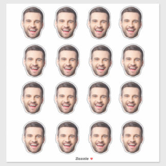 Custom Face Stickers Personalized Photo Face