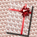 Custom Face Wrapping Paper | Custom Face Gift Wrap<br><div class="desc">Custom Face Wrapping Paper Wedding Bridal Shower Party Props Graduation, Replace the face with your favourite photo (make sure to crop as much to the face as possible and use an app to remove the background) and personalize this funny Christmas Holiday Wrapping Paper with your kid, husband, or boyfriend on...</div>