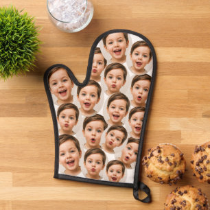Custom Faces personalized photo  Oven Mitt