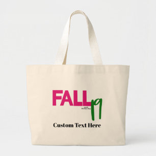 Custom Fall 19 AKA Sorority Canvas Tote