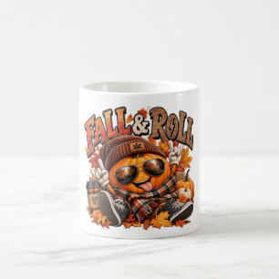 Custom Fall Pumpkin T Shirt, Graphic  Coffee Mug