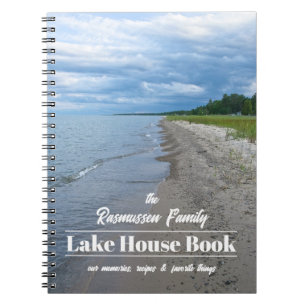 Custom Famiily Lake House Notebook