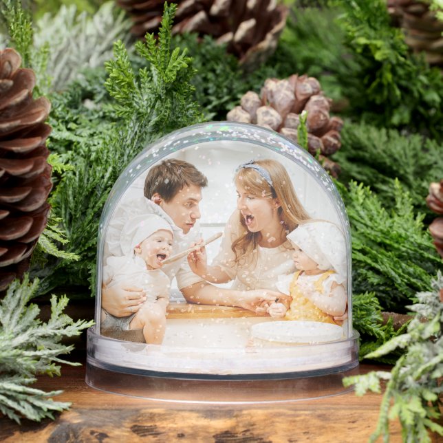 Custom Family 2 Photos | Christmas Keepsake (Hiver)