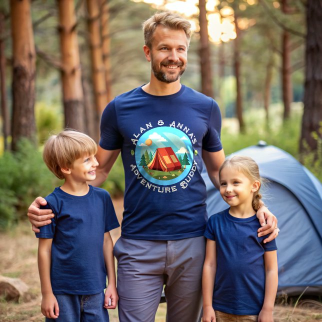 Custom Family Adventure Camp - Personalized Name T-Shirt (Creator Uploaded)