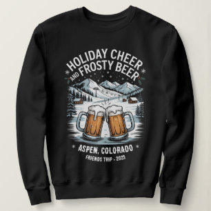Custom Family and Friends Holiday Ski Trip Sweatshirt