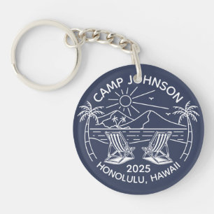 Custom Family Beach Vacation Group Matching Keychain