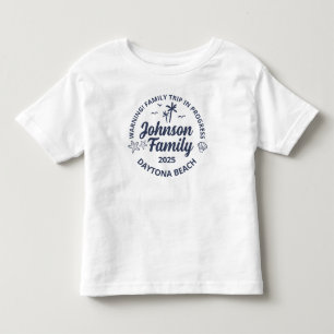Custom Family Beach Vacation Group Matching Toddler T-shirt