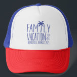 Custom Family Beach Vacation Group Matching Trucker Hat<br><div class="desc">Make your custom family beach vacation unforgettable with this custom matching family trip group t-shirt! This t-shirt is ideal for summer getaways and group photos.</div>