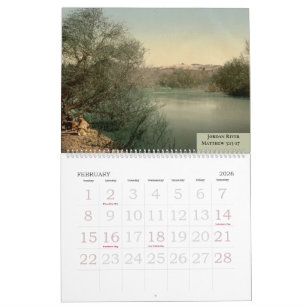 Custom Family Christian New Testament Church Cale Calendar