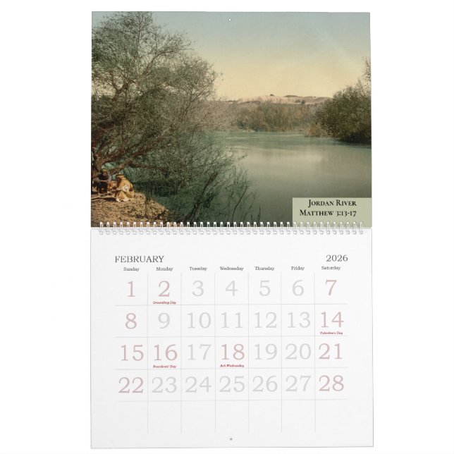 Custom Family Christian New Testament Church  Cale Calendar (Feb 2026)