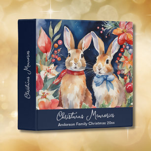 Custom Family Christmas Memories 3-Rind Binder