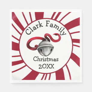 Custom Family Christmas Napkin