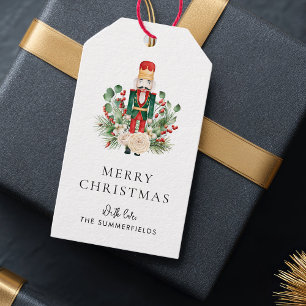 Custom Family Christmas Nutcracker Script Gift Tags