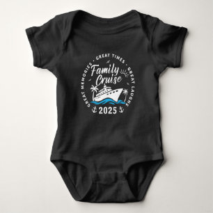 Custom Family Cruise Group Matching Cruise Trip Baby Bodysuit