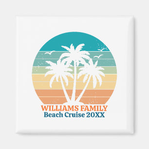 Custom Family Cruise Men's Basic T-Shirt Magnet