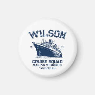 Custom Family Cruise Men's Basic T-Shirt Magnet