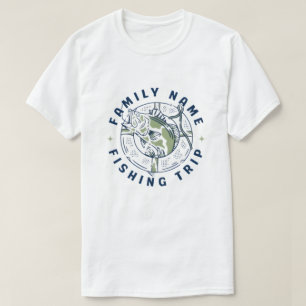 Custom Family Fishing Trip T-Shirt
