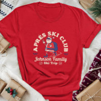 Custom Family Friends Group Ski Trip Ice Skating