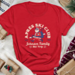 Custom Family Friends Group Ski Trip Skis T-Shirt<br><div class="desc">Create lasting memories with our custom Ski Trip shirt for families, friends, or groups. This Custom Family Ski Trip shirt is perfect for celebrating your snow adventure. Personalize with your family name or group trip details to make it uniquely yours. Ideal for ski enthusiasts and winter vacation souvenirs, it is...</div>
