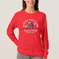 Custom Family Friends Group Ski Trip Snowboard