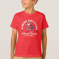 Custom Family Friends Group Ski Trip Snowboard