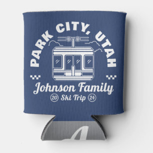 Custom Family Friends Ski Trip Matching Group Can Cooler