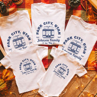 Custom Family Friends Ski Trip Matching Group