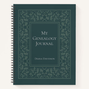 Custom Family Genealogy Ancestry Journal