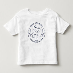 Custom Family Group Matching Camping Toddler T-shirt