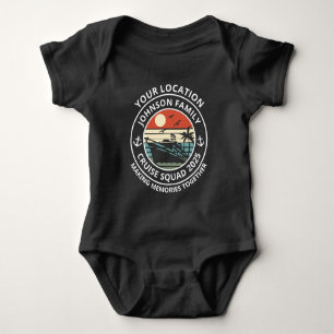 Custom Family Group Matching Cruise Trip Baby Bodysuit