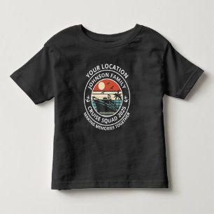 Custom Family Group Matching Cruise Trip Toddler T-shirt