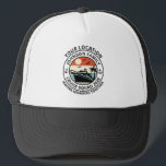 Custom Family Group Matching Cruise Trip  Trucker Hat<br><div class="desc">Sail in style with this Custom Family Group Matching Cruise Trip T-Shirt! Featuring a retro sunset, cruise ship, and palm trees, it's perfect for family vacations, reunions, or group cruises. Personalize it for a memorable keepsake. Ideal for cruise lovers who want fun, coordinated outfits for photos and unforgettable adventures. Stand...</div>