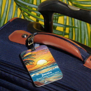 Custom Family Jamaica Trip Luggage Tag