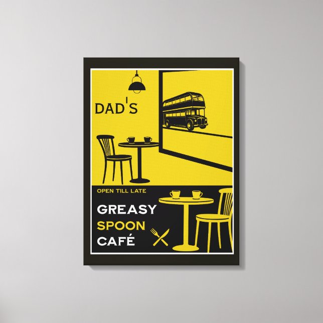 Custom Family Kitchen  Canvas Print (Front)